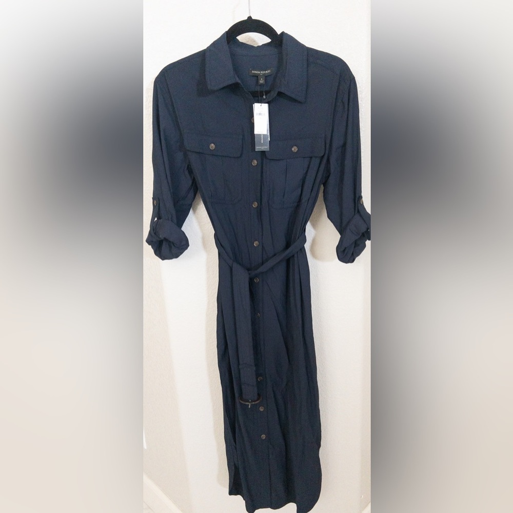 Banana Republic, button-down dress, size: S